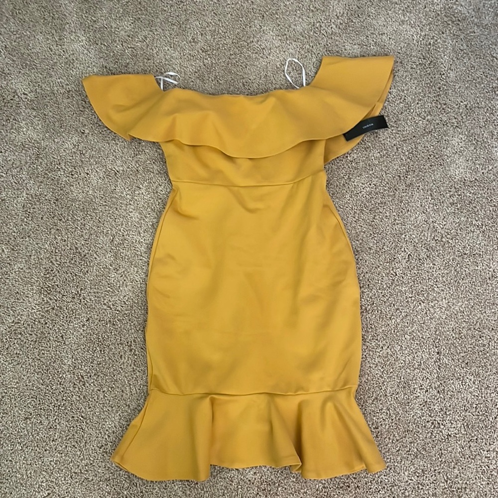 Lulus yellow dress